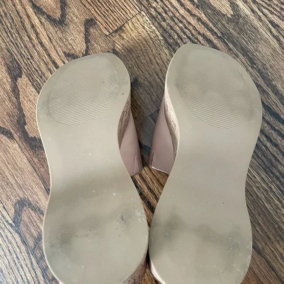 Madden Girl Pink Wedge Sandals - Picture 7 of 7